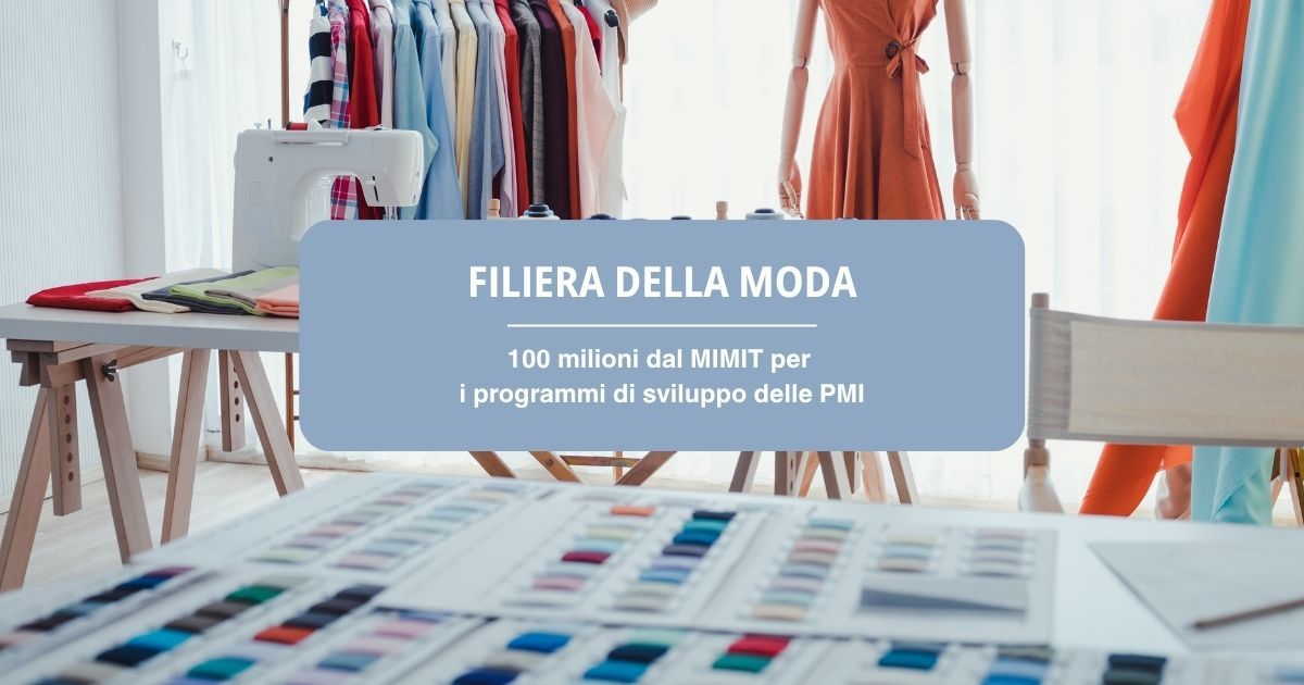 Mimit: bando su filiera della moda