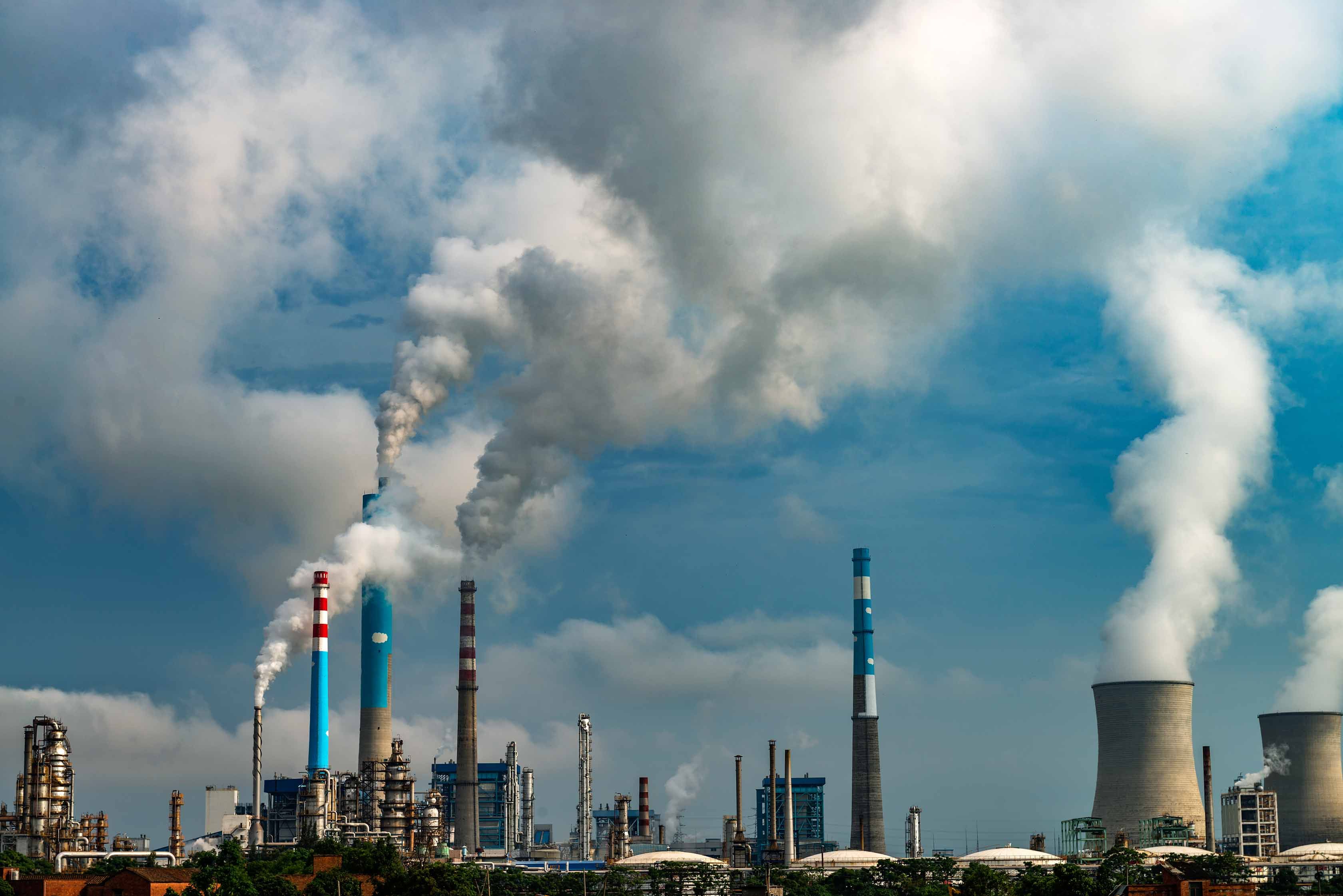 Emissioni industriali di anidride carbonica e gas ad effetto serra